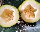 A picture of step 1 of Papaya Tikkis.