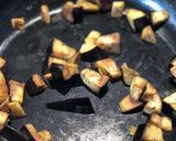 A picture of step 2 of Mediterranean bean lunch bowl.