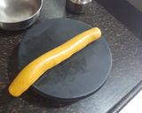 A picture of step 4 of Fafda with belan.