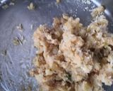 A picture of step 2 of Schezwan bread pockets.