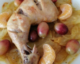 Foto del paso 9 de la receta: Pollo al microondas con salsa de mandarina y uvas