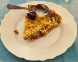 Une image de l'étape 9 de Tarte streusel aux cerises et pistaches.