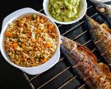 A picture of step 9 of Grilled mackerel #myvalentinesrecipecontest.
