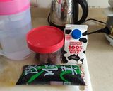 Foto langkah ke 1 dari resep Es Cincau hitam gula jawa.