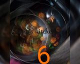 A picture of step 6 of Macaroni in beef.