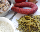 Foto del paso 1 de la receta: Paella mar y montaña
