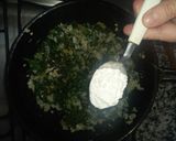 Foto del paso 7 de la receta: Fainá Gratinada con Mozzarella y Espinaca