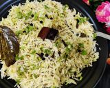 A picture of step 3 of Jeera Rice with Whole Spices.