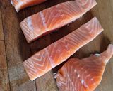 Une image de l'étape 1 de Pavés de saumon sauce à l'oseille en cocotte.