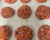 A picture of step 5 of Kuttu atta pattice.