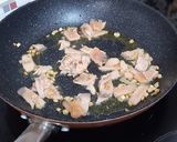 Foto del paso 3 de la receta: Farfalle con salmón y bacon