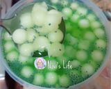 Foto langkah ke 6 dari resep Es Melon Selasih.