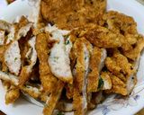 Hình bước làm 2 của món Bánh mì chả cá thác lác