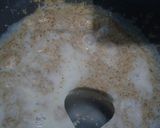 A picture of step 4 of Sooji Halwa.