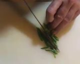 Foto del paso 7 de la receta Espaguetis integrales con puerro y tomate