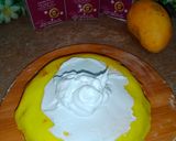 A picture of step 8 of Mango Crepe Cake 🥭.