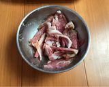 青椒梅花豬的食譜步驟2照片