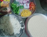 A picture of step 2 of Cheese Pizza.