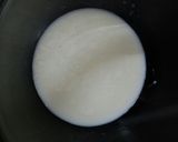 A picture of step 1 of Kharvas (Milk Pudding).
