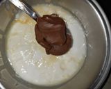 A picture of step 1 of White chocolate choco bar nuties.