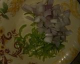 A picture of step 9 of Chicken shawarma roll with homemade peta bread.