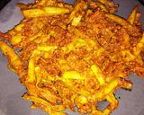 A picture of step 6 of #Ramadan.. Guwarfali ki sabji.
