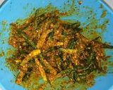 A picture of step 6 of Instant green chilli pickle.