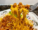 Foto del paso 10 de la receta: Spaghettis picantes a la boloñesa sin gluten