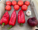 Sült paprika és paradicsom krémleves recept fázis 1 fotója