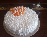 Pas rețetă Prăjitură răsturnată cu mandarine 9 fotografie