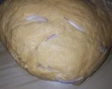 A picture of step 3 of Khasta besan roti.