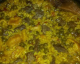 Foto del paso 5 de la receta: Risotto de ciervo, calamares,y espárragos verdes