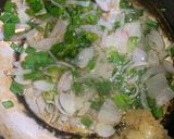A picture of step 2 of Spring onion rice (easy and quick recipe).