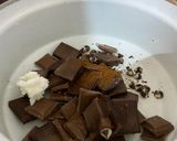 A picture of step 1 of Chocolate Mousse.