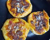 রাভা সোয়া মিনি পিজ্জা (rava soya mini pizza recipe in Bengali) রেসিপি ধাপ - 4 ছবি