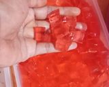 Foto langkah ke 1 dari resep Es Jelly Susu Nata de Coco.