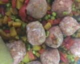 Foto del paso 5 de la receta Albóndigas de ternera con calabaza al vino tinto
