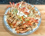 รูปขั้นตอนการทำที่ 3 ของ กุ้งนึ่งซอสกระเทียม