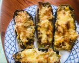 Foto del paso 8 de la receta: Berenjenas rellenas de pollo y vegetales