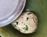 A picture of step 4 of Curry leaves Chapati.