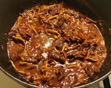 Une image de l'étape 9 de Boeuf Stroganoff.