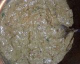 A picture of step 2 of Carrot & spinach pancake.