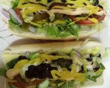 A picture of step 5 of Veg Subway sandwich.