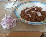 A picture of step 5 of Bihari kabab.