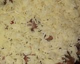 A picture of step 16 of Veg and chicken biryani platter.
