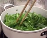 A picture of step 1 of Kangkong Belacan.