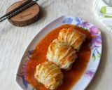 Foto langkah ke 8 dari resep Sawi Putih Gulung Isi Ayam.