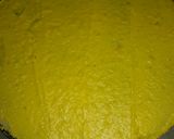A picture of step 4 of Khandvi (Patudi).
