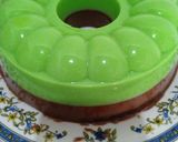 Foto langkah ke 9 dari resep Puding Busa Coklat Pandan.
