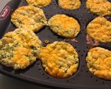 Tojásos-spenótos-kecskesajtos zabmuffin recept fázis 7 fotója